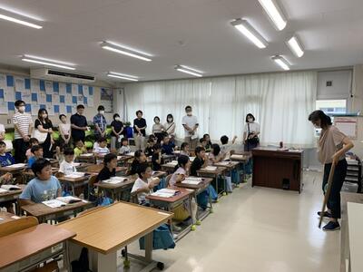 １年生の授業の様子です。